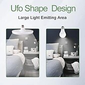 お買い得  LEDスマート電球-ufo 形の LED 電球 e27 ベースフラットハイパワー LED 電球家庭用ペンダント器具ライト照明