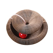 cheap Cat Toys-Magic Organ Cat Toy Cats Scratcher Scratch Board Round Corrugated Scratching Post Toys for Cats Grinding Claw Cat Accessories