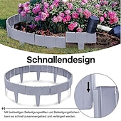 halpa Retkeily ja vaellus-5kpl nurmikon reunus muovinen kivi look puutarhareunus polypropeeni kukkapenkki reunus palisade puutarhan koriste