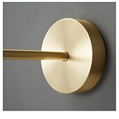abordables Luces para tocador-iluminación de baño luz de tocador ip20 g9 aplique de pared iluminación latón cepillado luz de baño con pantalla de vidrio transparente aplique de pared de baño luz de pared para espejo cocina