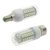 cheap LED Corn Lights-6pcs 15W LED Corn Light Bulb 1350lm E14 E26 E27 56LEDs SMD 5730 Decorative Warm White Cold White 120W Incandescent Edison Equivalent