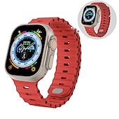 economico Cinturini per Apple Watch-Banda oceanica Compatibile con Cinturino dell&#039;Apple Watch 38mm 40mm 41mm 42mm 44mm 45mm 49mm Impermeabile Regolabili Donne Uomini Silicone Cinturino di ricambio per iwatch Series Ultra 8 7 6 5 4 3 2