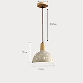 abordables Éclairages pour îlot-LED suspension design ciment 10 &quot;éclairage de l&#039;îlot de cuisine moderne ferme foyer entrée luminaires plafond suspendu globe sur table cordon réglable 1 pièces 110-240v