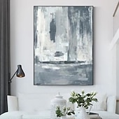 halpa Abstraktit taulut-Hang-Painted öljymaalaus Maalattu Pysty Abstrakti Maisema Nykyaikainen Moderni Ilman Inner Frame  (ei kehystä)