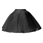 olcso pántos-Elegáns 1950-es Szerepjáték Lolita Ruhák Alsószoknya Krinolin Hercegnő Menyasszony Hercegnő Jelmez Női Lány Mindszentek napja Farsang Teljesítmény Esküvő Parti Felnőttek Alsószoknya