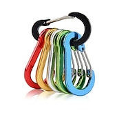 cheap Picnic &amp; Camping Accessories-Steel Carabiner Clips, The Essential Outdoor Camping &amp; Mountaineering Tool for Fishing &amp; Climbing