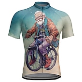 abordables Maillots pour hommes-Homme Maillot Velo Cyclisme Manche Courte Cyclisme Maillot Top avec 3 poches arrière VTT Vélo tout terrain Vélo Route Respirable Séchage rapide Evacuation de l&#039;humidité Bandes Réfléchissantes Noir
