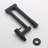abordables Grifería de cocina-grifo de cocina de llenado de ollas solo agua fría acero inoxidable, fregadero plegable negro cepillado montaje en pared grifo de cocina de olla de llenado plegable
