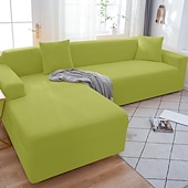 preiswerte Sofabezug-Stretch-Sofabezüge, burgunderfarben, Sofabezug für Hunde und Haustiere, Schonbezüge im Landhausstil für Zweisitzer, L-Form, 3-Sitzer, U-Form, Sessel, waschbarer Sofaschutz, weich und strapazierfähig