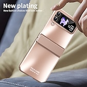 economico Cover Samsung-telefono Custodia Per Samsung Galaxy Capovolgi Z 6 Z Flip 5 Z Flip 4 Z Flip 3 Integrale Resistente agli urti Tinta unita Lega di alluminio