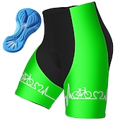 preiswerte Fahrradhosen Herren-Herren Grafik Lustig Fahrradhose Fahhrad Gepolsterte Shorts / Chamois Unterteile Mountainbike MTB Straßenradsport Sport 3D-Polster Schnelltrocknend Reflektierende Streifen Feuchtigkeitsableitend