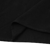 cheap Design Cotton &amp; Linen Dresses-Women&#039;s Black Yellow khaki Summer Spring Midi Dress Linen-Inspired Dresses Casual Dress Cotton Linen Dress Basic Casual Outdoor Vacation Daily Regular Fit Pure Color V Neck