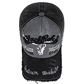 billiga Baseballkeps herr-Herr Unisex Basebollkeps Trucker Hat Rubinrött Blå Polyester Årgång Resor Strandstil Utomhus Semester Färgblock Justerbara Solskyddskräm Andningsfunktion Mode