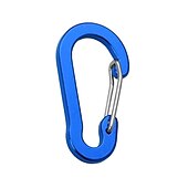 cheap Picnic &amp; Camping Accessories-Steel Carabiner Clips, The Essential Outdoor Camping &amp; Mountaineering Tool for Fishing &amp; Climbing