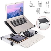 economico Supporto per tablet-Supporto per tablet Portatile Ruotabile Pieghevole Porta telefono per Interni Da scrivania Comodino Compatibile con iPad Il computer portatile Appendini per cellulare