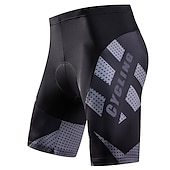 billiga Shorts, tights och byxor för män-Herr Cykelshorts 3D vadderade shorts Cykel Vadderade shorts Underdelar Bergscykling Vägcykling sporter Grafisk 3D Tablett Andningsfunktion Snabb tork Fuktabsorberande Vit Blå Elastan Kläder