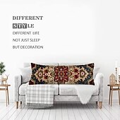 cheap Throw Pillows,Inserts &amp; Covers-Boho Ethnic Body Pillow Cover Pillowcase only Cover No Insert for Bedroom Livingroom Home Decoration