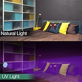 cheap Tactical Flashlights-51/100 LED 395nm UV Flashlight Black Light Ultraviolet Blacklight Detector Aluminum Torch Light UV Lamp