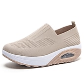 economico Sneakers da donna-scarpe da ginnastica slip-on con cuscino d'aria da donna – scarpe da passeggio in rete traspirante per casual e sport