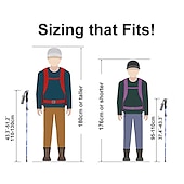 ieftine Εργαλεία Χειρός-reglați stâlp de trekking în 5 secțiuni aliaj de aluminiu pliabil ultra-ușor telescopic în aer liber bastoane de drumeție pliabile bastoane de trekking camping portabil baston de drumeție baston de