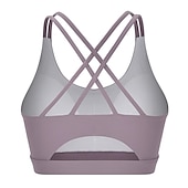 economico Reggiseni sportivi &amp; gilet-Per donna Reggiseno imbottito Regolabile Asciugatura Rapida Leggero Gli sport Tinta unica Reggiseni sportivi Top reggiseno Per Allenamento in Palestra Danza Corsa Abbigliamento sportivo