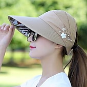 economico riscaldamento e raffreddamento-cappello da sole estivo da donna cappello da sole da viaggio all&#039;aperto cappello da sole pieghevole cappello da sole anti-ultravioletto