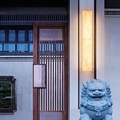 baratos luzes de parede ao ar livre-Lâmpada de parede led ao ar livre à prova d&#039;água 20 w mármore luz de parede interna quarto moderno luz branca quente 110-240 v