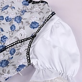 olcso Dirndl-Mindszentek napja Oktoberfest Ruhák Szerepjáték Jelmezek Szobalány öltözékek Szerepjáték bajor Német Meadows Női Hagyományos stílusú ruha Blúz Ruha Kötény