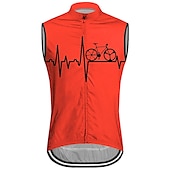 economico Maglie da uomo-Per uomo Gilet da ciclismo Maglia da ciclismo Senza maniche Bicicletta Gilet / Gilet Maglietta / Maglia Superiore con 3 tasche posteriori Ciclismo da montagna Cicismo su strada Traspirante
