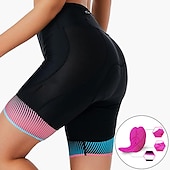 economico Pantaloni, pantaloncini e gonne da donna-Per donna Pantaloncini da ciclismo Bicicletta Pantaloncini imbottiti di protezione Pantaloni Ciclismo da montagna Cicismo su strada Gli sport Collage Pad 3D Traspirante Asciugatura rapida