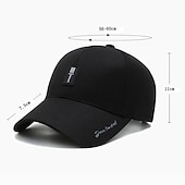 billiga Baseballkeps herr-Herr Basebollkeps Trucker Hat Svart Djupblå Polyester Resor Strandstil Utomhus Semester Slät Justerbara Solskyddskräm Andningsfunktion Mode