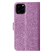お買い得  iPhone用ケース-iPhone 16e用の電話ケース iPhone 15 Pro Max Plus iPhone 14 13 12 11 Pro Max Mini X XR XS Max 8 7 Plus 財布ケース フリップカバー スタンドホルダー フルボディ保護 ブリンブリン グリッター シ shiny TPU ラインストーン