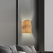 economico Luci da parete-lampada da parete a led striscia design 10 &quot;resina 5w moderna sfondo a led lampada da parete soggiorno camera da letto comodino applique da parete per interni ligting applique bianco caldo 1 pz
