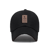 billiga Baseballkeps herr-Herr Snapback hatt Basebollkeps Trucker Hat Mesh Keps Svart Vit Polyester Mesh baksida Resor Strandstil Utomhus Semester Slät Justerbara Solskyddskräm Andningsfunktion Mode