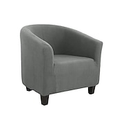 ieftine Capac de fotoliu și capac de scaun fără braț-husă scaun de club butoi burgundy husă scaun elastic husă scaun cadă, husă canapea fotoliu pentru câini animal de companie, protectie pentru mobilier canapea lavabilă moale durabilă