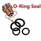 cheap Vehicle Repair Tools-225Pcs Rubber O-Ring Washer Seals Assortment Black For Car 18 Sizes