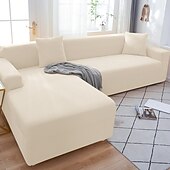 preiswerte Sofabezug-Stretch-Sofabezüge, burgunderfarben, Sofabezug für Hunde und Haustiere, Schonbezüge im Landhausstil für Zweisitzer, L-Form, 3-Sitzer, U-Form, Sessel, waschbarer Sofaschutz, weich und strapazierfähig