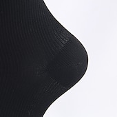 お買い得  メンズソックス-6足組 アスレチック コンプレッション スポーツソックス ロング メンズ レディース ソックス 通気性 快適 滑り止め 速乾 ジム トレーニング バスケットボール ランニング アクティブトレーニング ジョギング スポーツ ナイロン ブラック ホワイト グレー