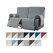 זול כיסוי לספה-כיסויי ספה שכיבה של loveseat כיסוי חיות מחמד מונע החלקה לשכיבה ל-2 מושבים עם רצועות אלסטיות, כיסוי מושב אהבה מפוצל מגן ריהוט כורסה