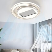 olcso Mennyezeti ventilátoros lámpák-50 cm Egységes kialakítás Mennyezeti ventilátor Fém Festett felületek Modern Skandináv stílus 220-240 V