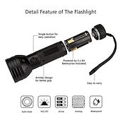 cheap Tactical Flashlights-51/100 LED 395nm UV Flashlight Black Light Ultraviolet Blacklight Detector Aluminum Torch Light UV Lamp
