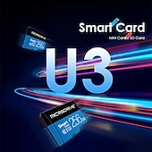 abordables Périphériques d&#039;ordinateur-Classe 10 haute vitesse 128 go 64 go 32 go 16 go sd u3 tf carte mémoire flash micro tf carte sd extension de stockage adaptateur sd pour téléphone intelligent dvr