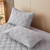 abordables Parures de draps-Protector de matelas imperméable Matelas matelassé Housse de matelas ajustée Protéger le matelas Reine Pleine Roi Housse de matelas protectrice avec bande élastique Épaissi anti-urine