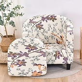 cheap Armchair Cover &amp; Armless Chair Cover-Club Chair Cover Barrel Chair Slipcover Stretch Tub Chair Slipcover, Arm Chair Sofa Cover For Dogs Pet,Washable Couch Furniture Protector Soft Durable