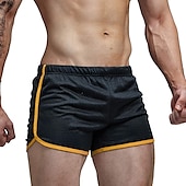 cheap Running Shorts-Men&#039;s Athletic Shorts Ranger Panty Drawstring Bottoms Athletic Athleisure Breathable Quick Dry Moisture Wicking Soft Fitness Gym Workout Running Sportswear Activewear Stripes Yellow / Black White+Sky
