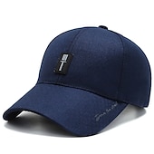billiga Baseballkeps herr-Herr Basebollkeps Trucker Hat Svart Djupblå Polyester Resor Strandstil Utomhus Semester Slät Justerbara Solskyddskräm Andningsfunktion Mode