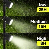olcso Kültéri reflektorok-4db 1db 1 W Pathway Lights &amp; Lanterns Vízálló fényvezérlő 3 az 1-ben Fehér 1.3 V Kültéri világítás Udvar Kert 45 LED gyöngyök
