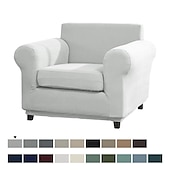 cheap Sofa Cover-Stretch Single Sofa Cover For Dogs Pet, Armchair Slipcover 1 Seater Couch Furniture Protector with Elastic Bottom Washable Couch Furniture Protector