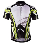 economico Maglie da uomo-maglia da ciclismo da uomo maglia da bici a maniche corte con 3 tasche posteriori abbigliamento sportivo grigio leggero ad asciugatura rapida e traspirante