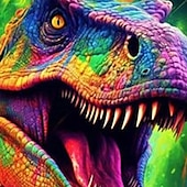 رخيصةأون حيوانات ثلاثية الأبعاد للصبي-للصبيان 3D الرسم حيوان ديناصور تي شيرت كم قصير طباعة ثلاثية الأبعاد الصيف الربيع نشيط الرياضات موضة أطفال 3-12 سنة الأماكن المفتوحة فضفاض مناسب للبس اليومي عادي